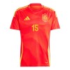 Original Fußballtrikot Spanien Alex Baena 15 Heimtrikot EURO 2024 Für Herren